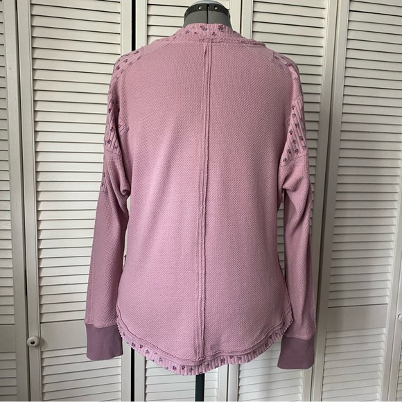 Free People Heart to Heart Henley Mauve S - Picture 6 of 12